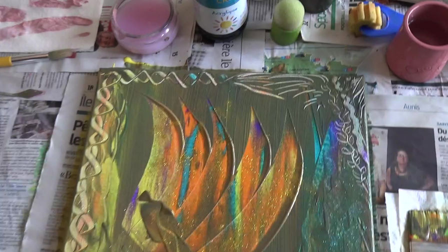 Peinture Intuitive sur Toile